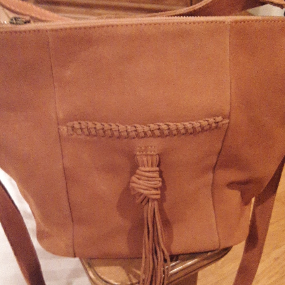 Like new! Lucky Brand suede bag